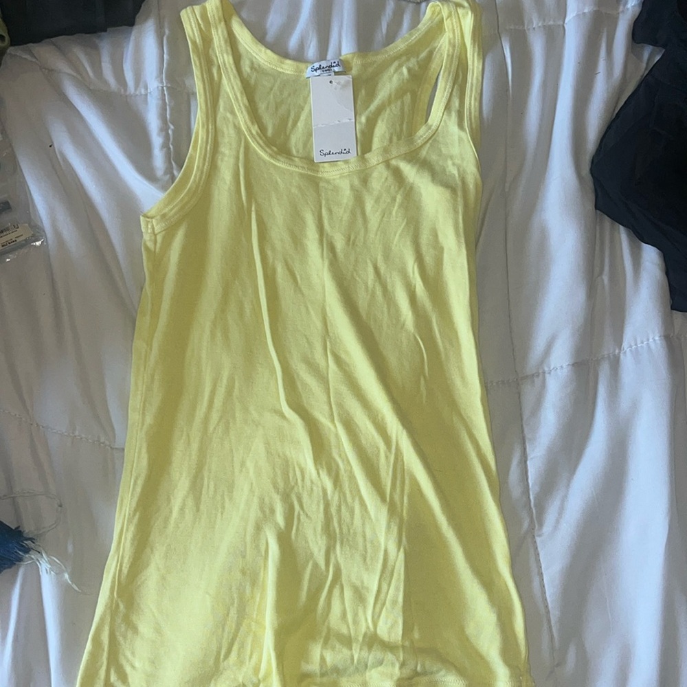 NWT splendid yellow thank top